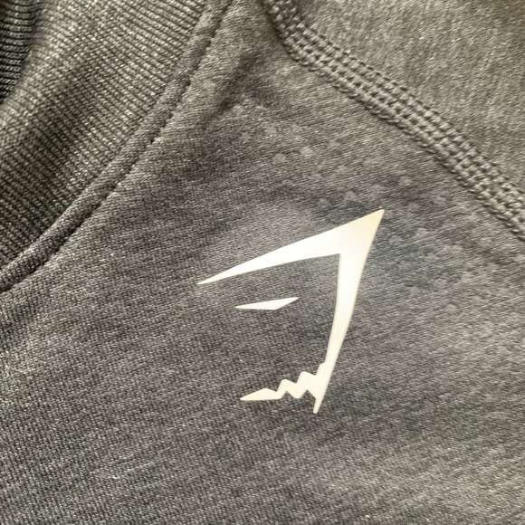 Gymshark ‘Vital’ Seamless 1/2 Zip Pullover (M) - black - Picture 3 of 6